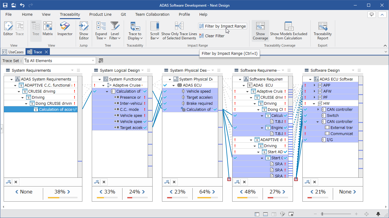 Filtering the Displayed Target Models