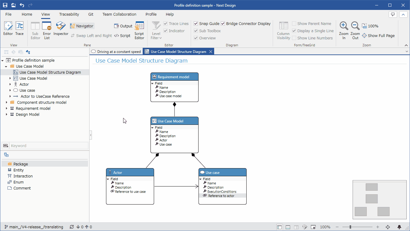 Define an enumeration on a class diagram and add a field