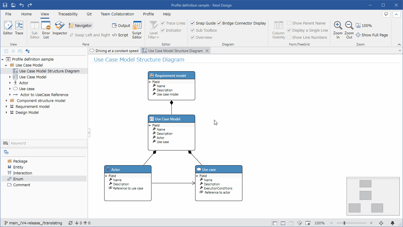 Define a new enum type when adding a field