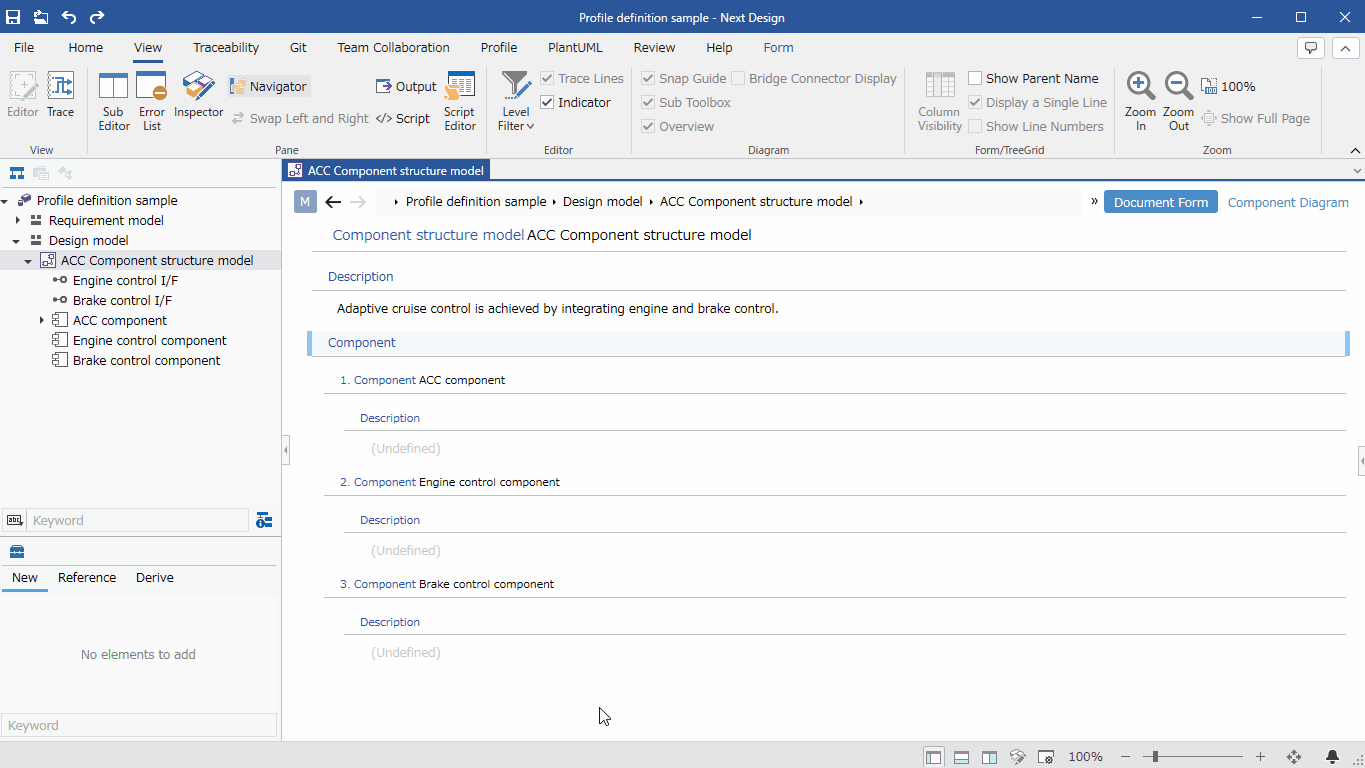 Arranging Related Models Hierarchically