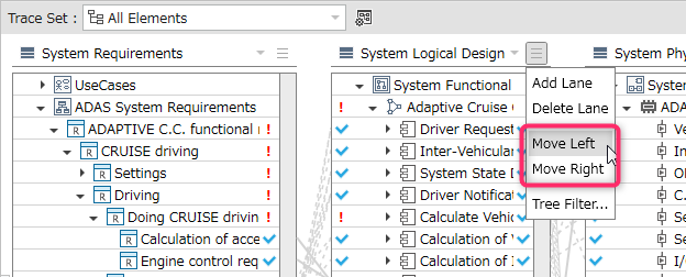 Change the order of the target model